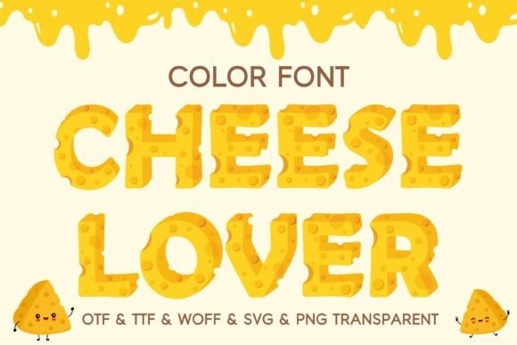 Cheese Lover: A Display Font That Brings Playful Texture to Your Projects
