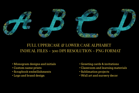 Coastal Elegance Meets Artisan Craft: The Ocean Stone Script Alphabet