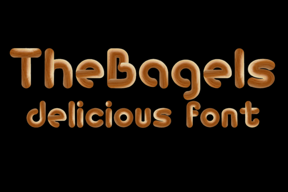 Exploring The Bagels: A Whimsical Color Font for Modern Design