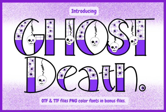 Ghostdeath: A Playfully Creepy Font for Bold Designs