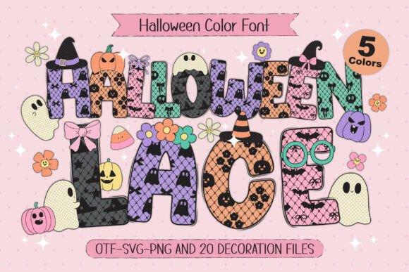 Halloween Lace: The Whimsical Font Where Spooky Meets Sweet