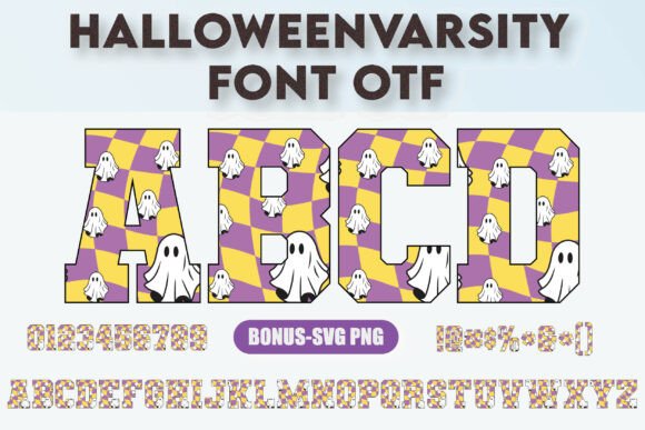 Halloween Varsity: A Bold Typeface for Spooky Season Projects
