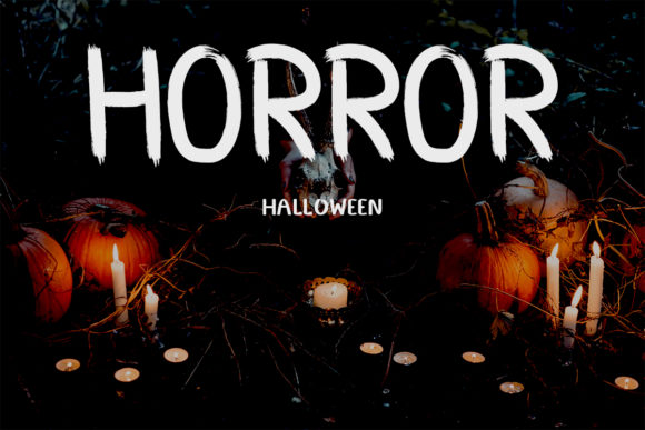Horror: The Color Font That Transforms Your Halloween Designs