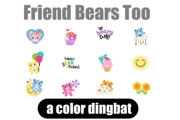 Meet Friend Bears Too: 26 Adorable Icons to Instantly Elevate Your Designs