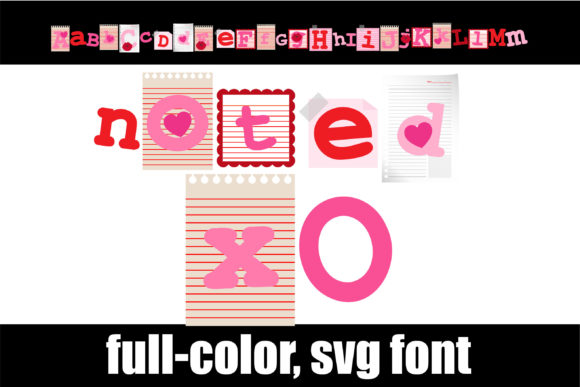 Noted XO: The Colorful Font for Bold, Creative Projects