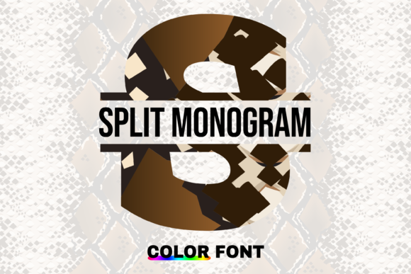 Snake Split: A Creative Font with a Coiled Personality