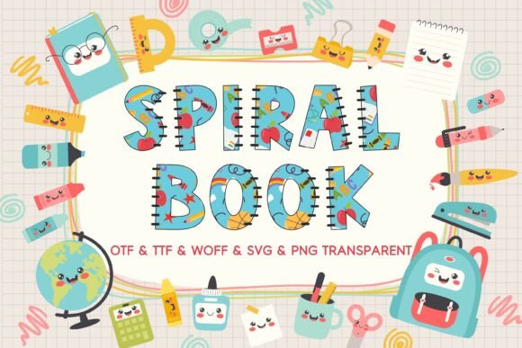 Spiralbook: A Playful Color Font for Educational and Creative Projects