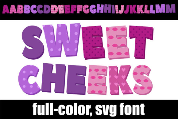 Sweet Cheeks: The Color Font That Brings Playful Energy to Your Designs