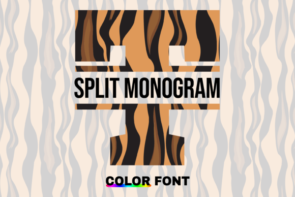Tiger Split: A Playful Premium Font for Bold Creations