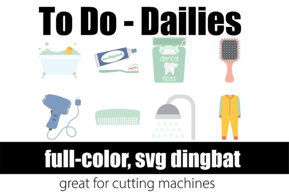 To Do - Dailies: A Creative Color Font for Modern Projects